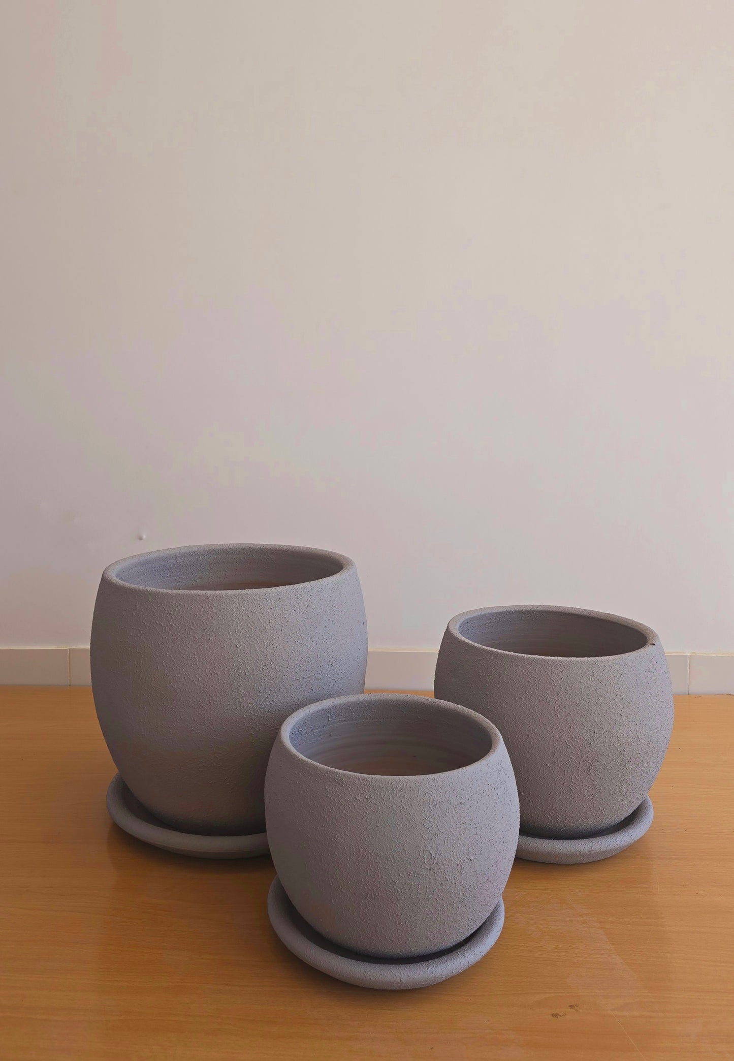 Large Curvy Trio Planters