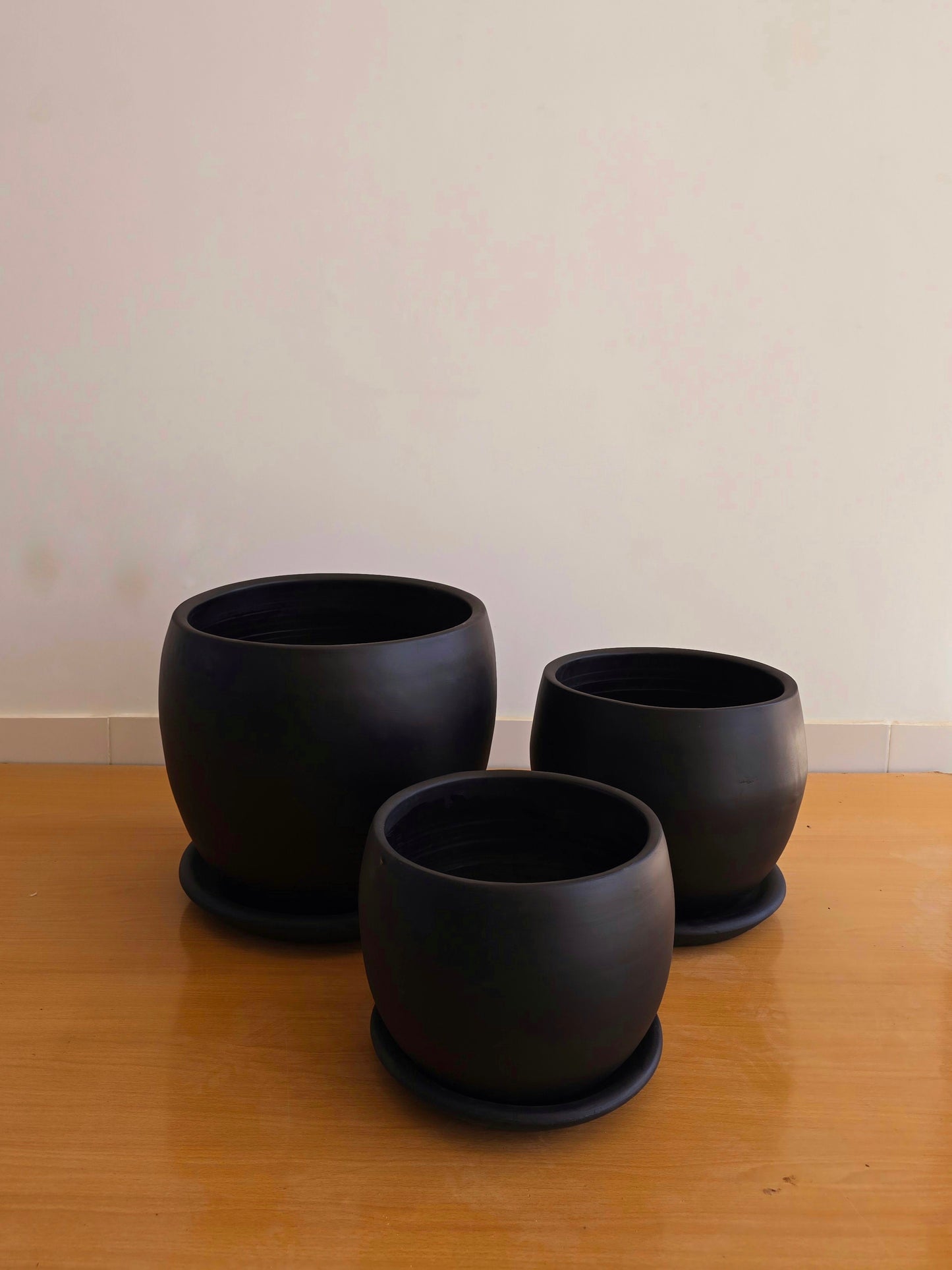 Large Curvy Trio Planters