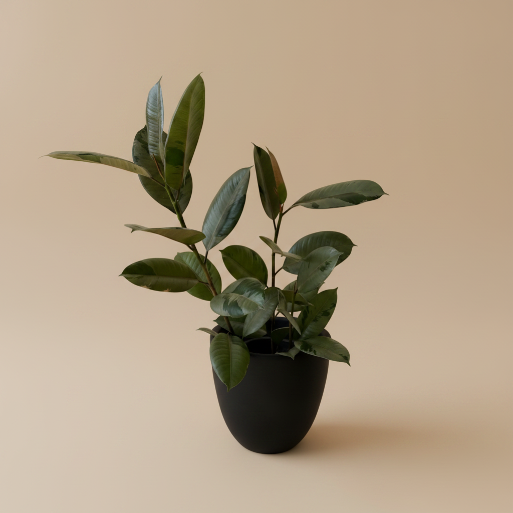 Ficus Elastica 'Tineke' - Plantcultcairo