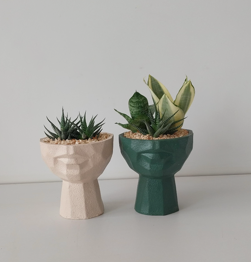 Half face Planter