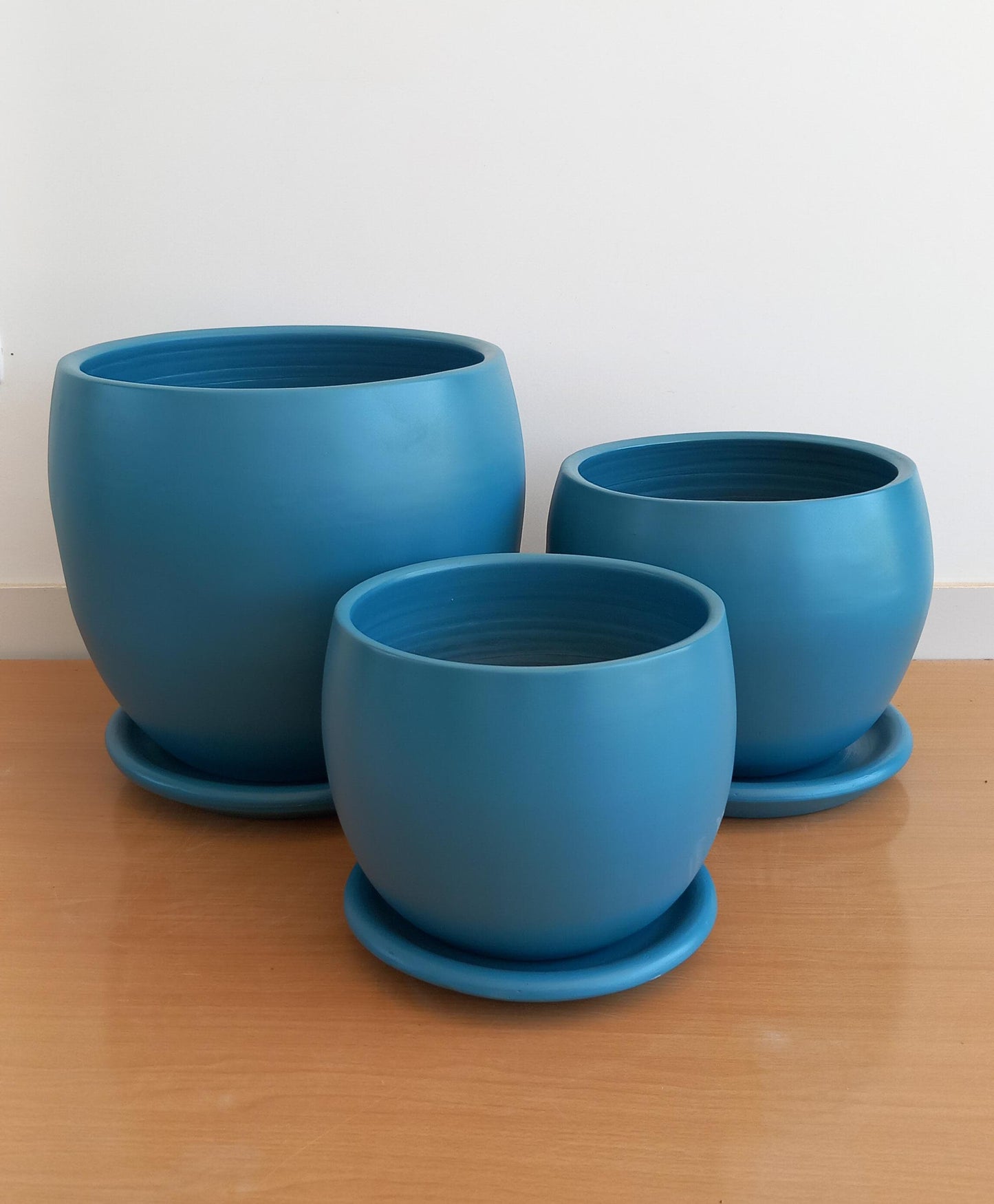 Large Curvy Trio Planters