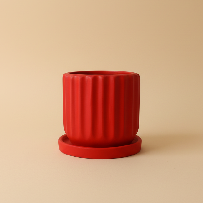 Ribbed Pot - Plantcultcairo