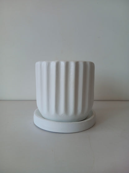 Ribbed Pot