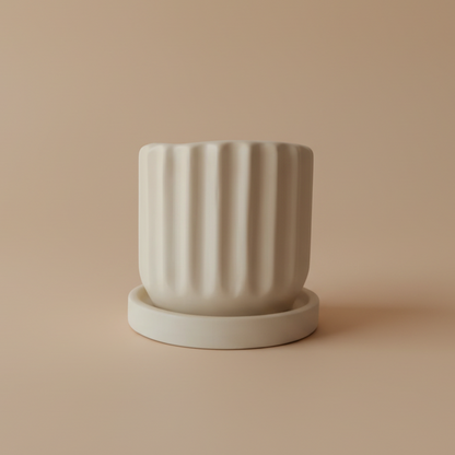 Ribbed Pot - Plantcultcairo