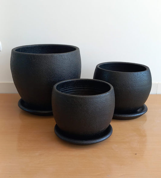 Large Curvy Trio Planters
