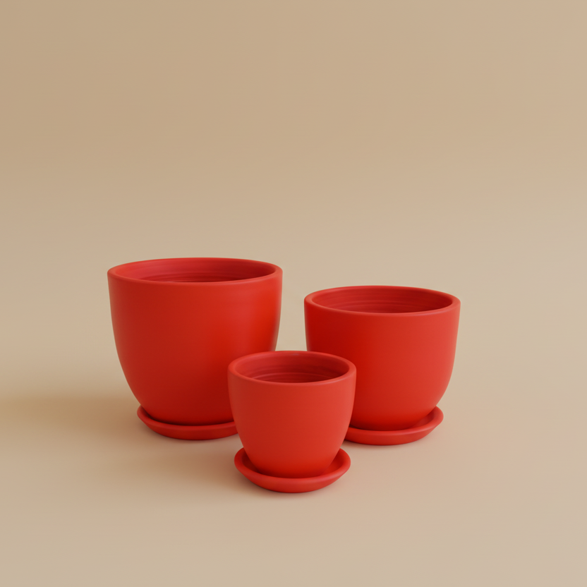 Large Standard Trio Planters