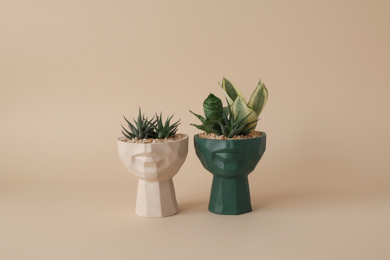 Half face Planter - Plantcultcairo