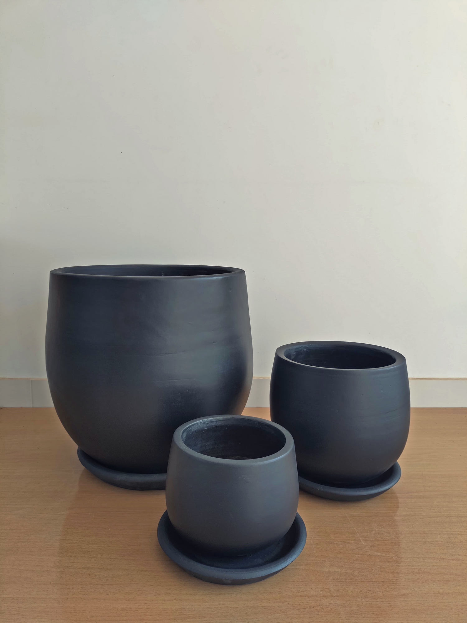 Large Modern Trio Planters