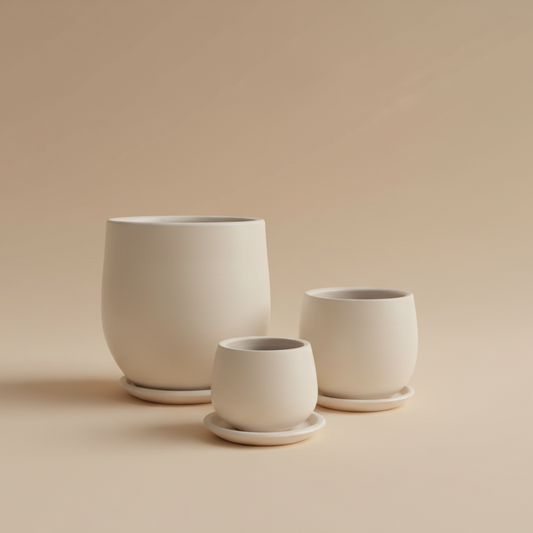 Large Modern Trio Planters