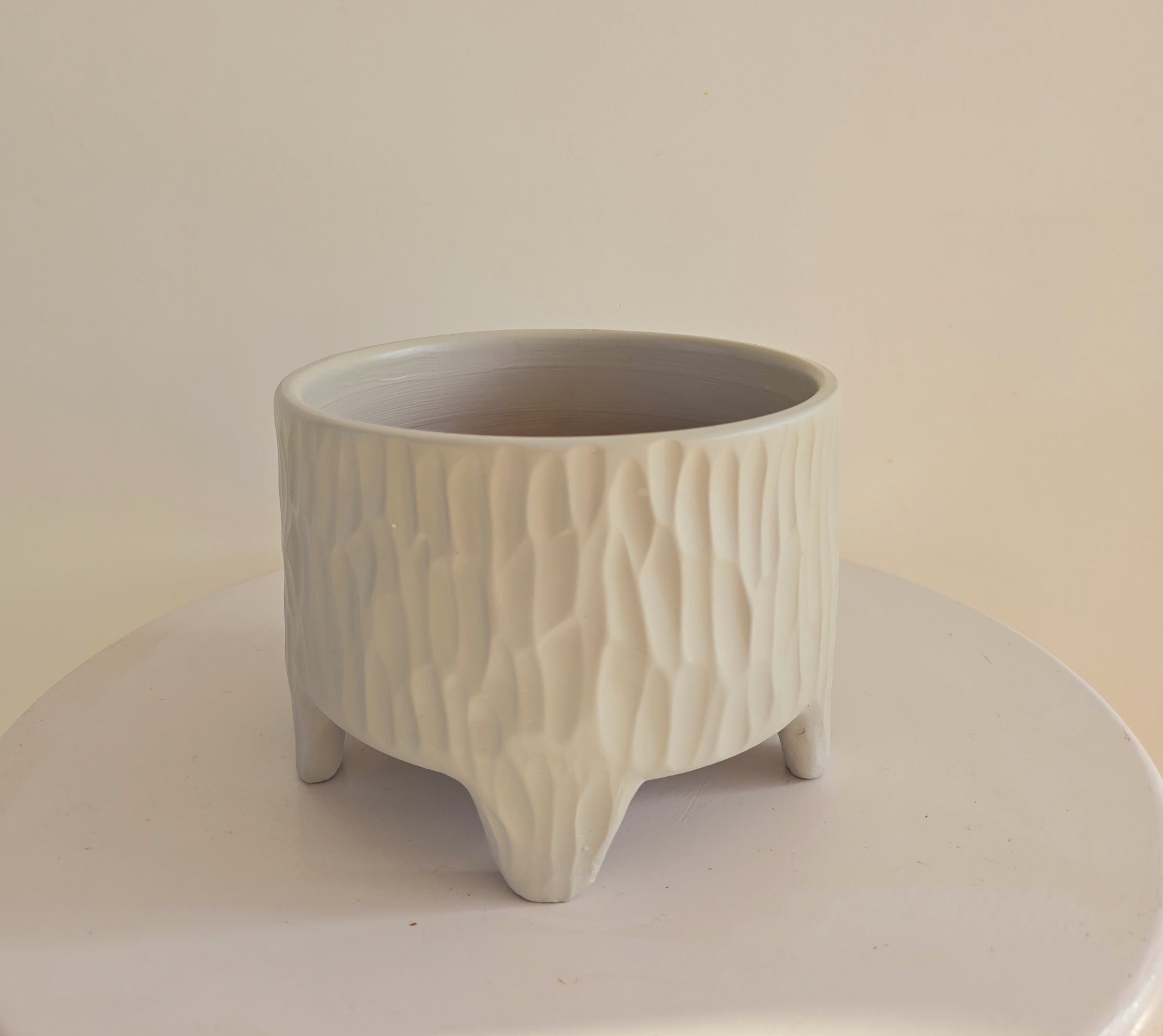 Legged Textured Planter Medium