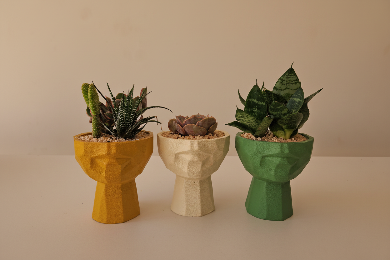 Half face Planter - Plantcultcairo